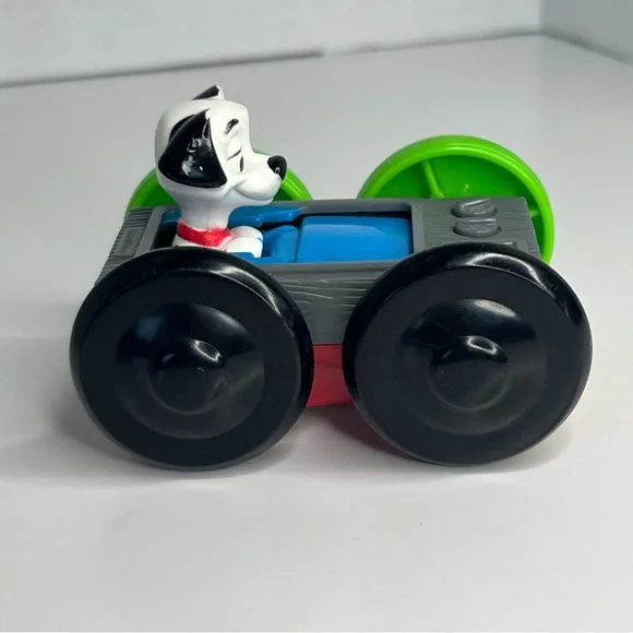 Vintage 1998 McDonald's Disney 101 Dalmatians Flip Car Cruella De Vil Puppy Dog - Picture 11 of 11